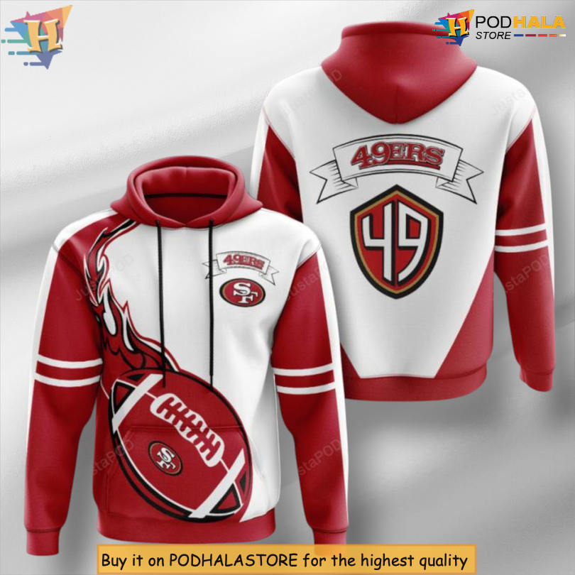 Team Spirit Style Art 3D San Francisco 49ers Hoodie Sweatshirt Gift