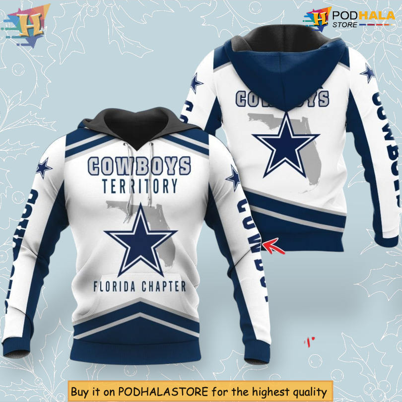 Territory Pride Edition Personalized Dallas Cowboys Hoodie 3D Fan Collection