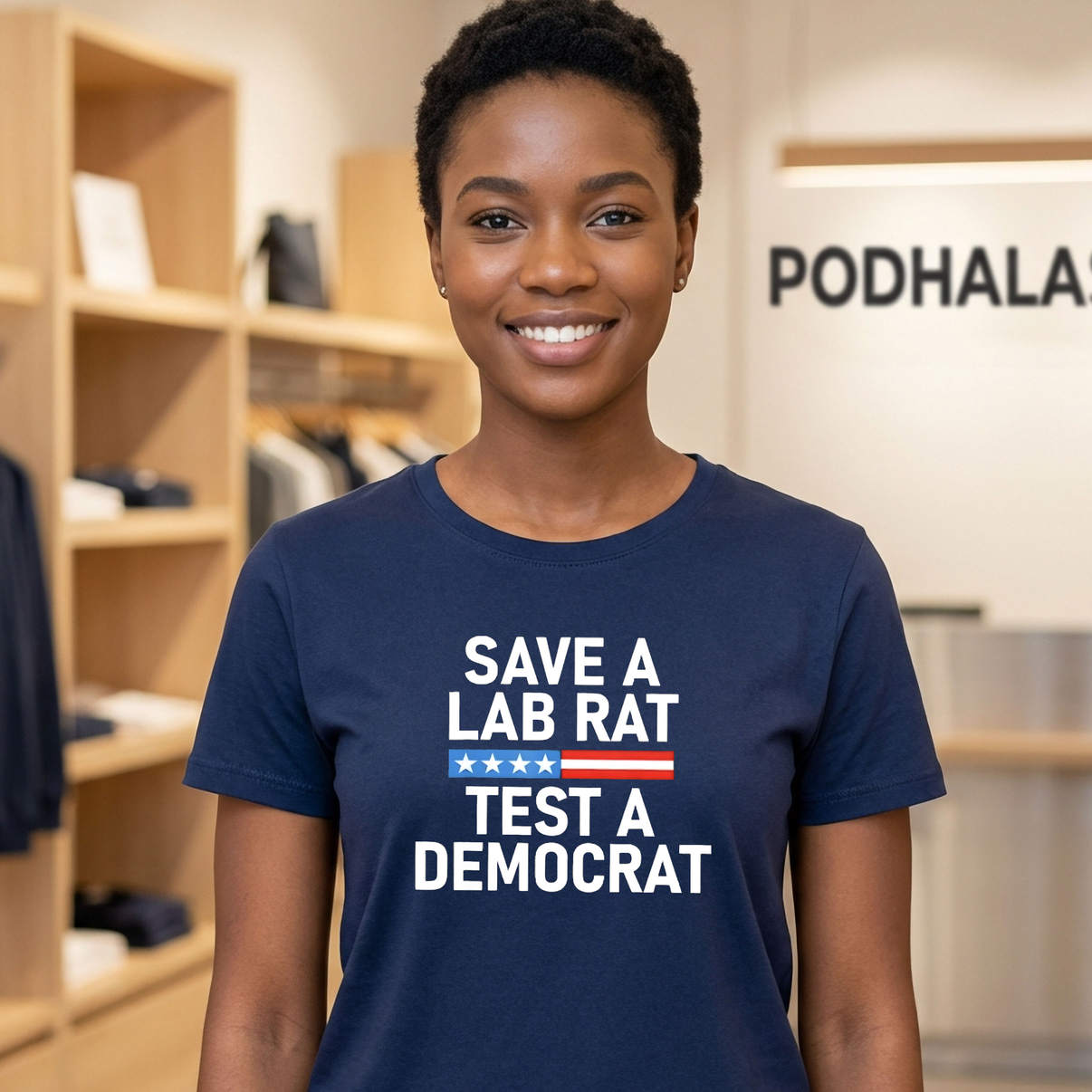 Test A Democrat Save A Lab Rat Funny Shirt 2026 Retro Political Fan Apparel
