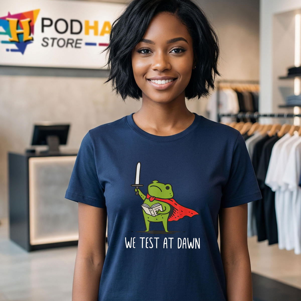 Test Day Coordinator Final Exam Shirt 2026 Teacher Frog We Test At Dawn Funny