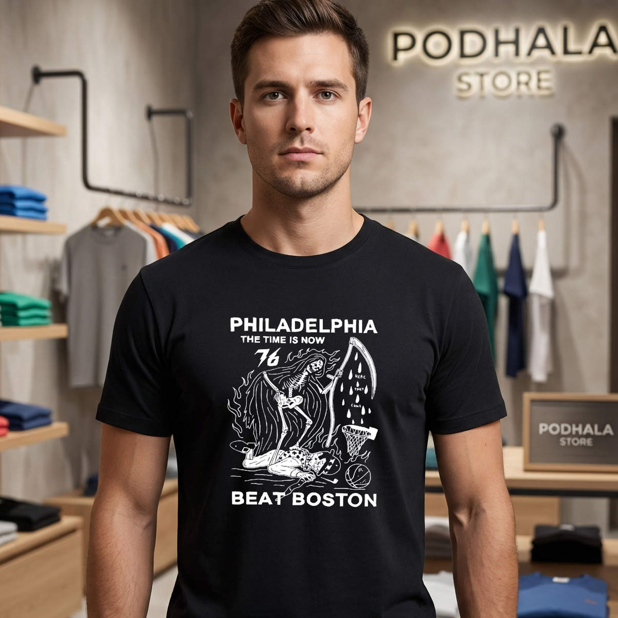 The Time Is Now Beat Boston Philadelphia Shirt 2026 Sports Fan Apparel