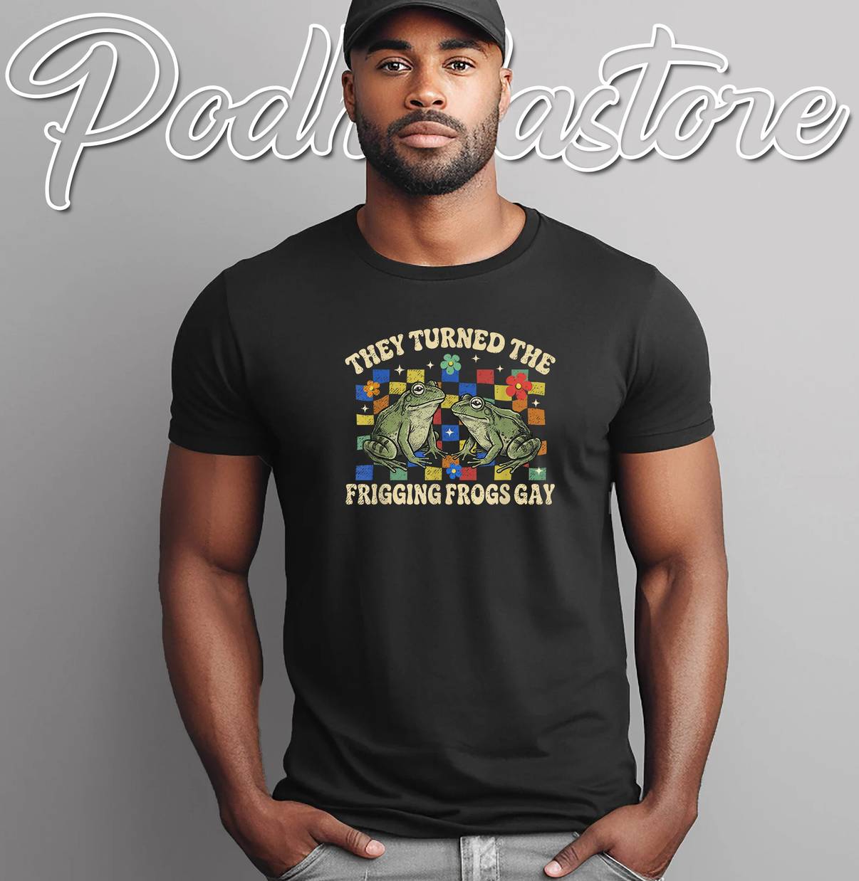 They Turned The Frigging Frogs Shirt Gay Funny Pride Month LGBTQ Men