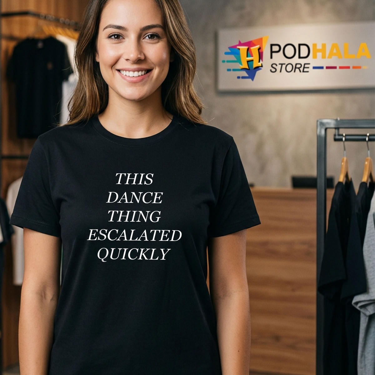 This Dance Thing Escalated Quickly Tank Top 2026 Funny Humor Graphic Fan Gifts