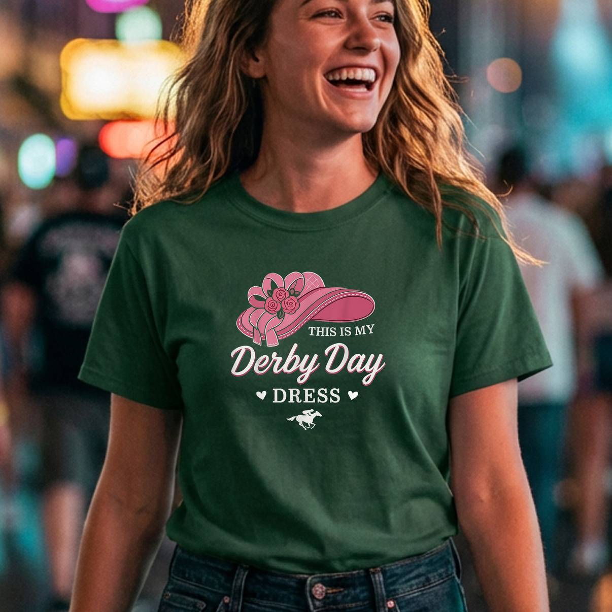 This Is My Derby Day Dress Funny T-Shirt Horse Racing Outfit For Mens This Is My Derby Day Dress Funny T-Shirt Horse Racing Outfit For Mens