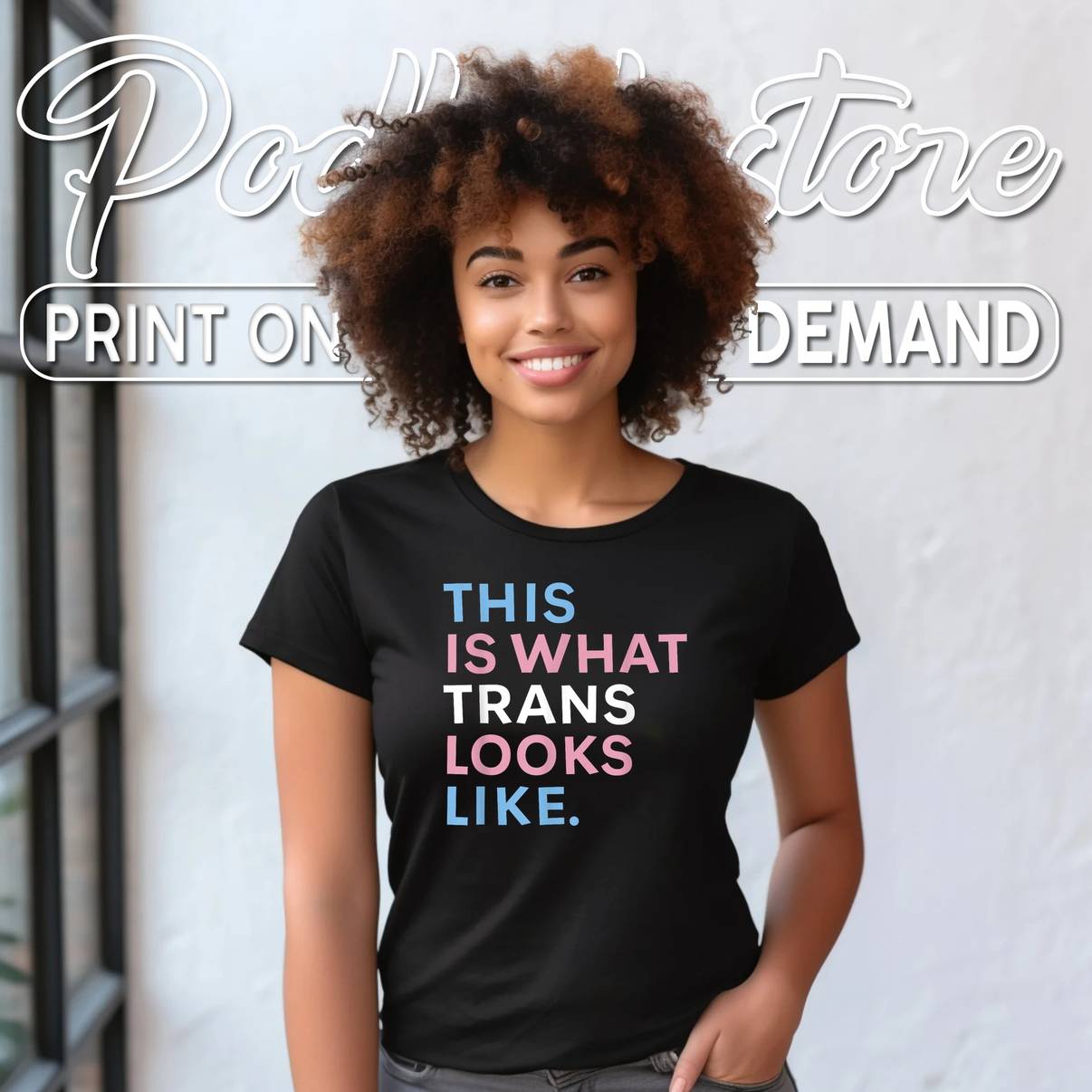 This Is What Trans Looks Like Shirt Transgender LGBTQ Pride For Mens