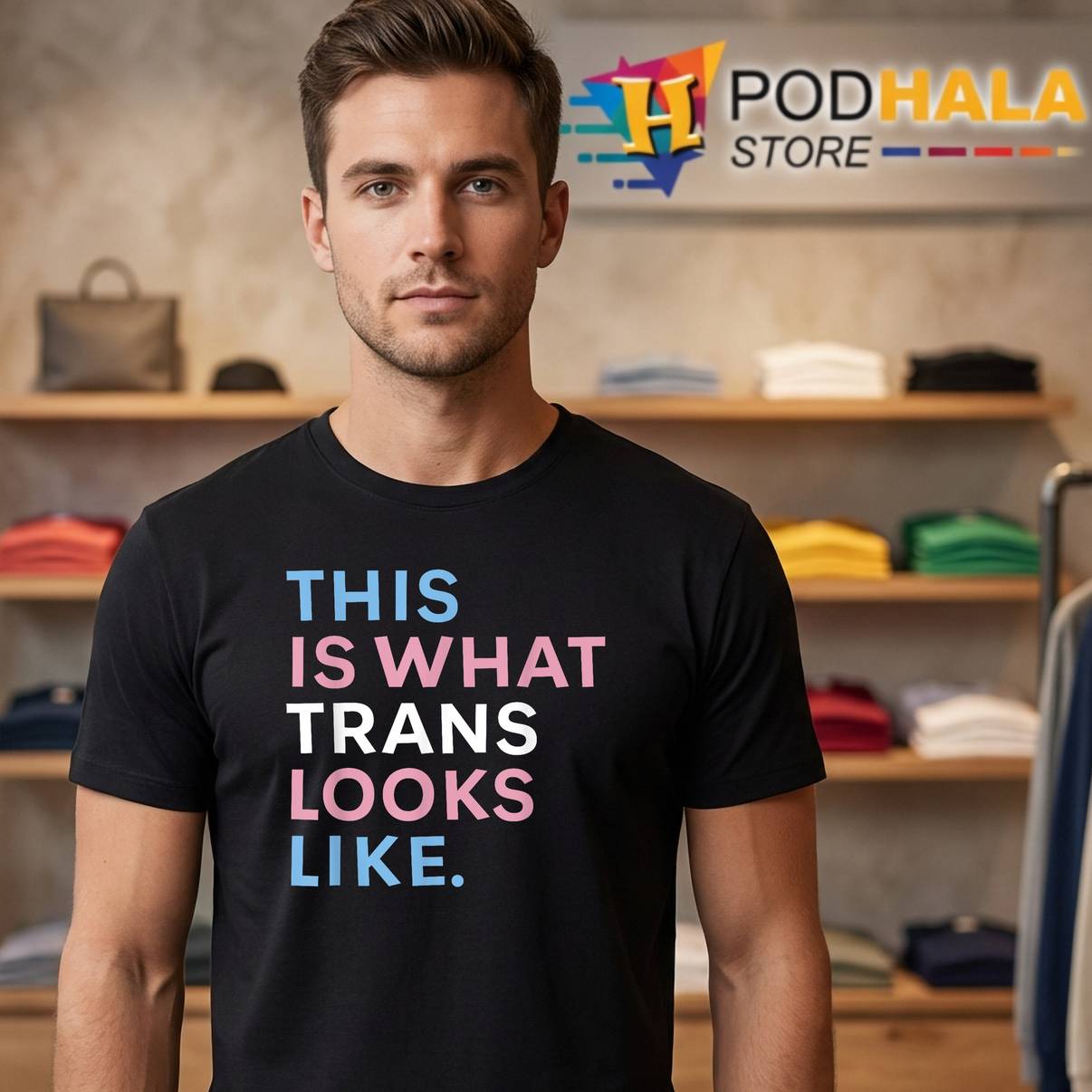 This Is What Trans Looks Like Tshirt Transgender LGBTQ Pride For Mens This Is What Trans Looks Like Tshirt Transgender LGBTQ Pride For Mens