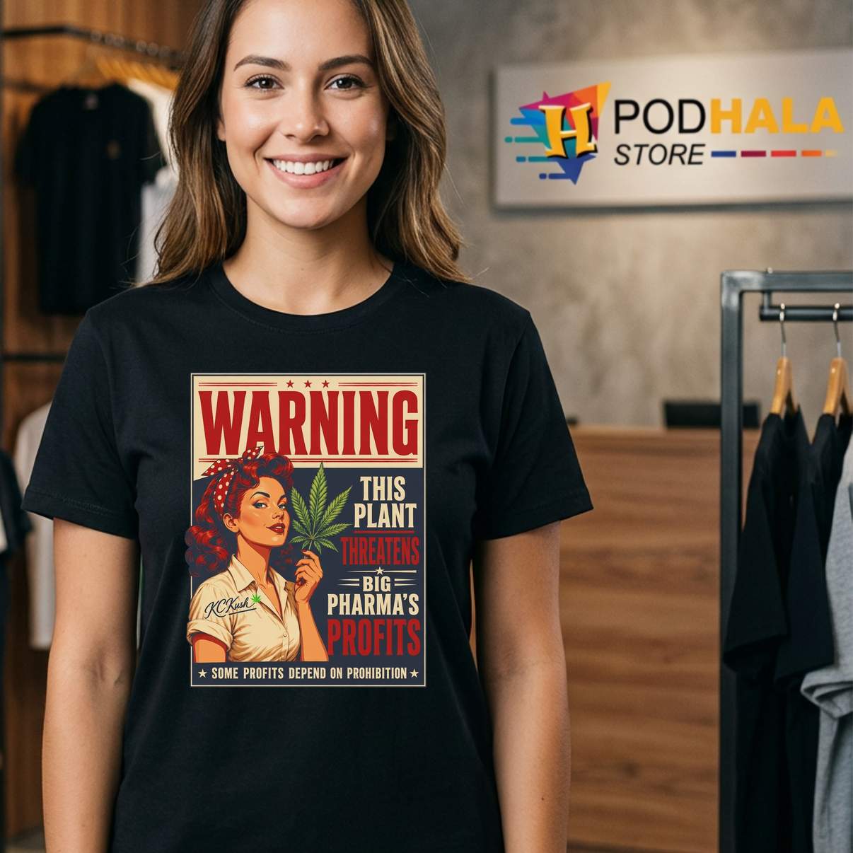 This Plant Threatens Big Pharma Tee Profits Depend On Prohibition Graphic This Plant Threatens Big Pharma Tee Profits Depend On Prohibition Graphic