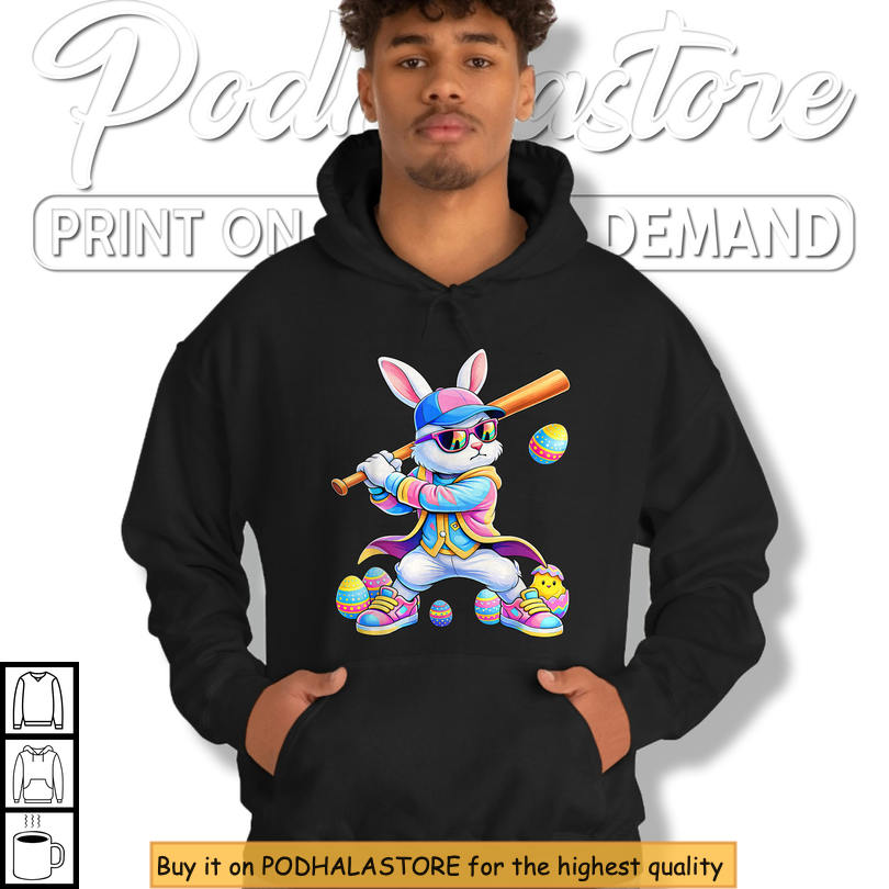 Tie Dye Rabbit Baseball Gift Funny Easter Shirts Bunny Graphic Party Tee