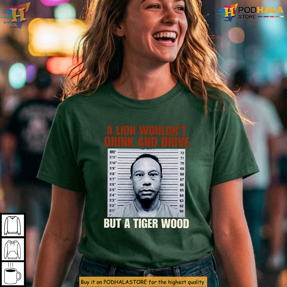 Tiger Woods Funny Mugshot Meme 2026 Golf Tournament Fan Gift Apparel T-Shirt