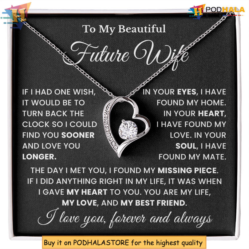 To My Beautiful Future Wife Soulmate Gift Necklace Valentine Cards Messages Found My Missing Piece To My Beautiful Future Wife Soulmate Gift Necklace Valentine Cards Messages Found My Missing Piece