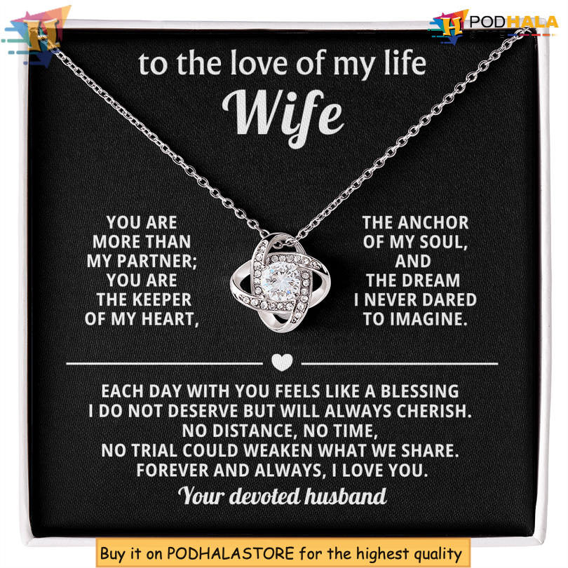 To My Beautiful Wife Heart Keeper Necklace For Valentine's Day You Are The Keeper Of My Heart