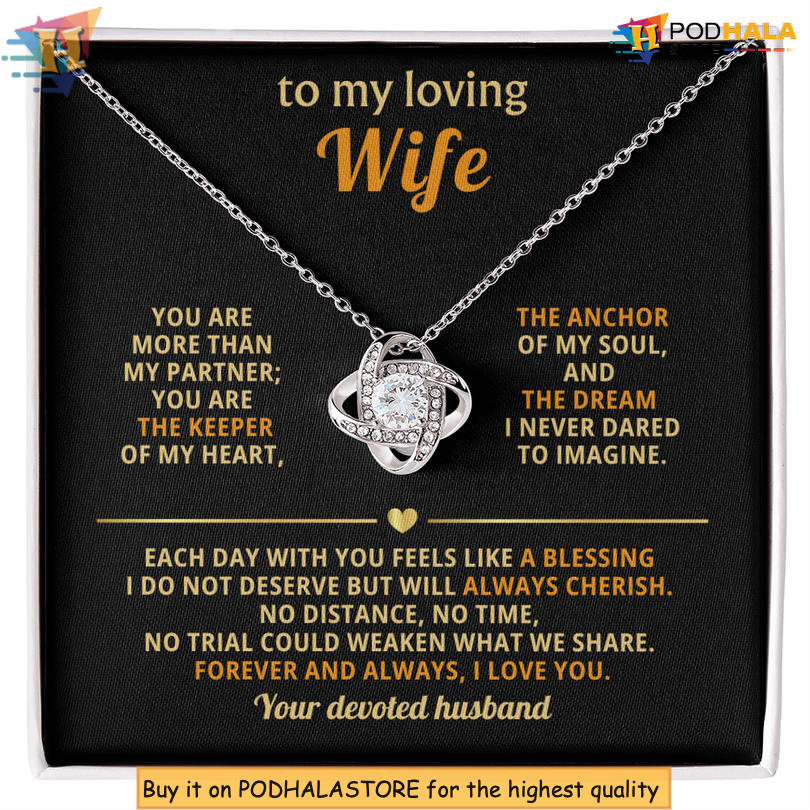 To My Loving Wife Devoted Heart Necklace Valentine's Day Card Messages Keeper Of My Heart To My Loving Wife Devoted Heart Necklace Valentine's Day Card Messages Keeper Of My Heart
