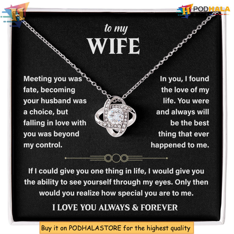 To My Loving Wife Soulmate Forever Necklace Valentines Card Message Love Of My Life To My Loving Wife Soulmate Forever Necklace Valentines Card Message Love Of My Life