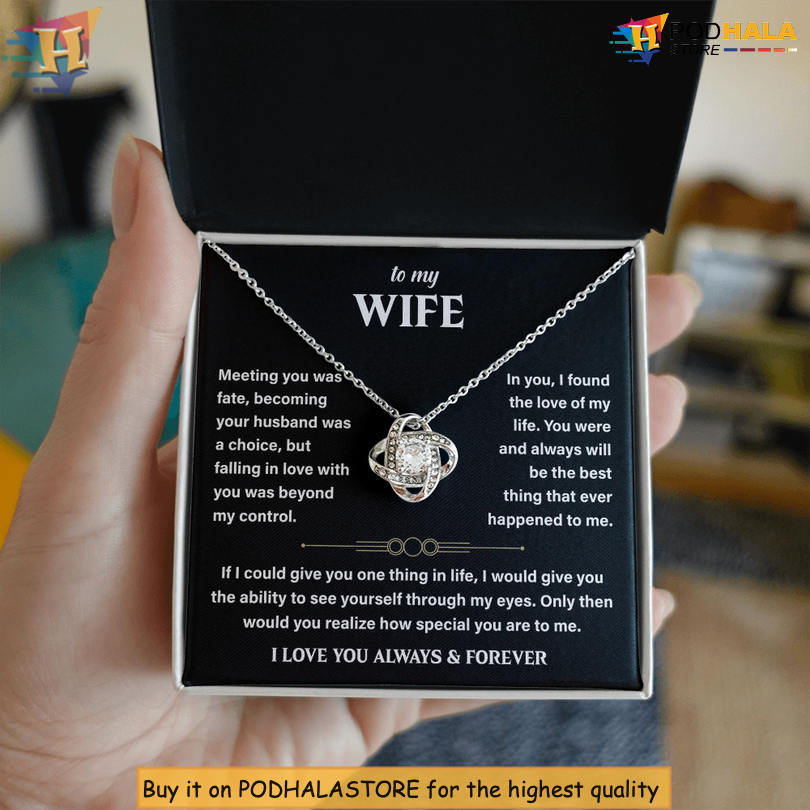 To My Loving Wife Soulmate Forever Necklace Valentines Card Message Love Of My Life - View 1 To My Loving Wife Soulmate Forever Necklace Valentines Card Message Love Of My Life - View 1