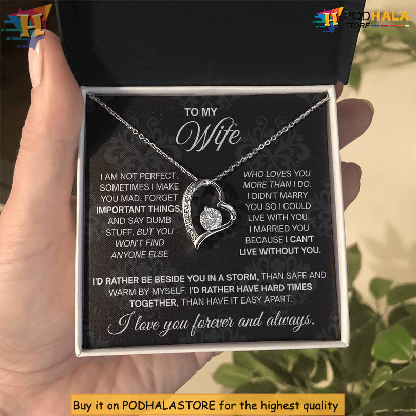 To My Wife Calm And Comfort Necklace Valentine s Day Card Messages Hold This Close - View 1 To My Wife Calm And Comfort Necklace Valentine s Day Card Messages Hold This Close - View 1