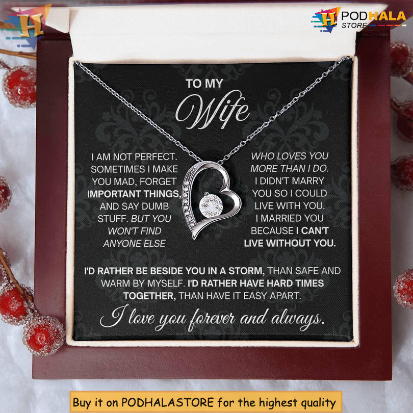 To My Wife Calm And Comfort Necklace Valentine s Day Card Messages Hold This Close - View 2 To My Wife Calm And Comfort Necklace Valentine s Day Card Messages Hold This Close - View 2