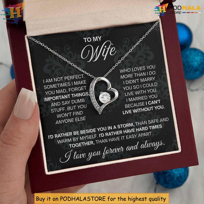 To My Wife Calm And Comfort Necklace Valentine s Day Card Messages Hold This Close - View 3 To My Wife Calm And Comfort Necklace Valentine s Day Card Messages Hold This Close - View 3