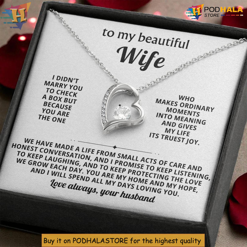 To My Wife Necklace Valentine Day Necklace You Are My Home And Hope To My Wife Necklace Valentine Day Necklace You Are My Home And Hope