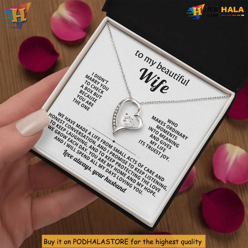 To My Wife Necklace Valentine Day Necklace You Are My Home And Hope - View 3 To My Wife Necklace Valentine Day Necklace You Are My Home And Hope - View 3