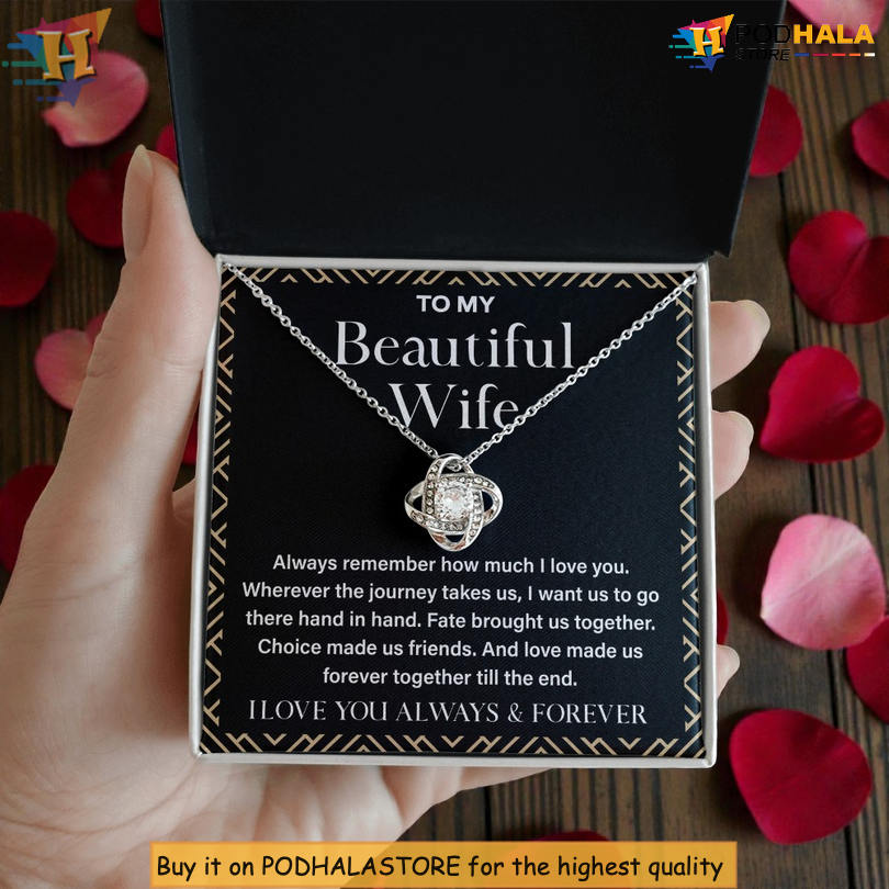 To My Wife Necklace Valentine's Day Necklace For Her You Are My Light Emotional Love Note Gift - View 1 To My Wife Necklace Valentine's Day Necklace For Her You Are My Light Emotional Love Note Gift - View 1