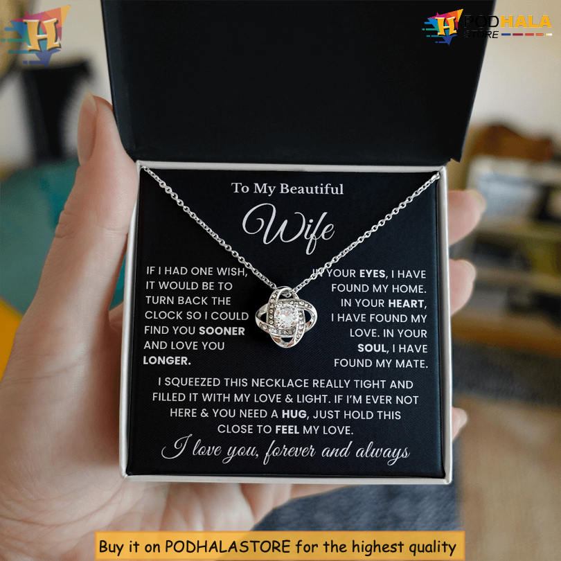 To My Wife Romantic Gift Necklace Valentine Cards Messages I Have Found My Home - View 1 To My Wife Romantic Gift Necklace Valentine Cards Messages I Have Found My Home - View 1