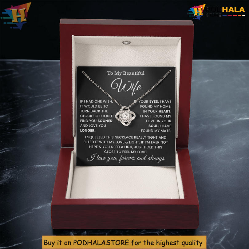 To My Wife Romantic Gift Necklace Valentine Cards Messages I Have Found My Home - View 2 To My Wife Romantic Gift Necklace Valentine Cards Messages I Have Found My Home - View 2