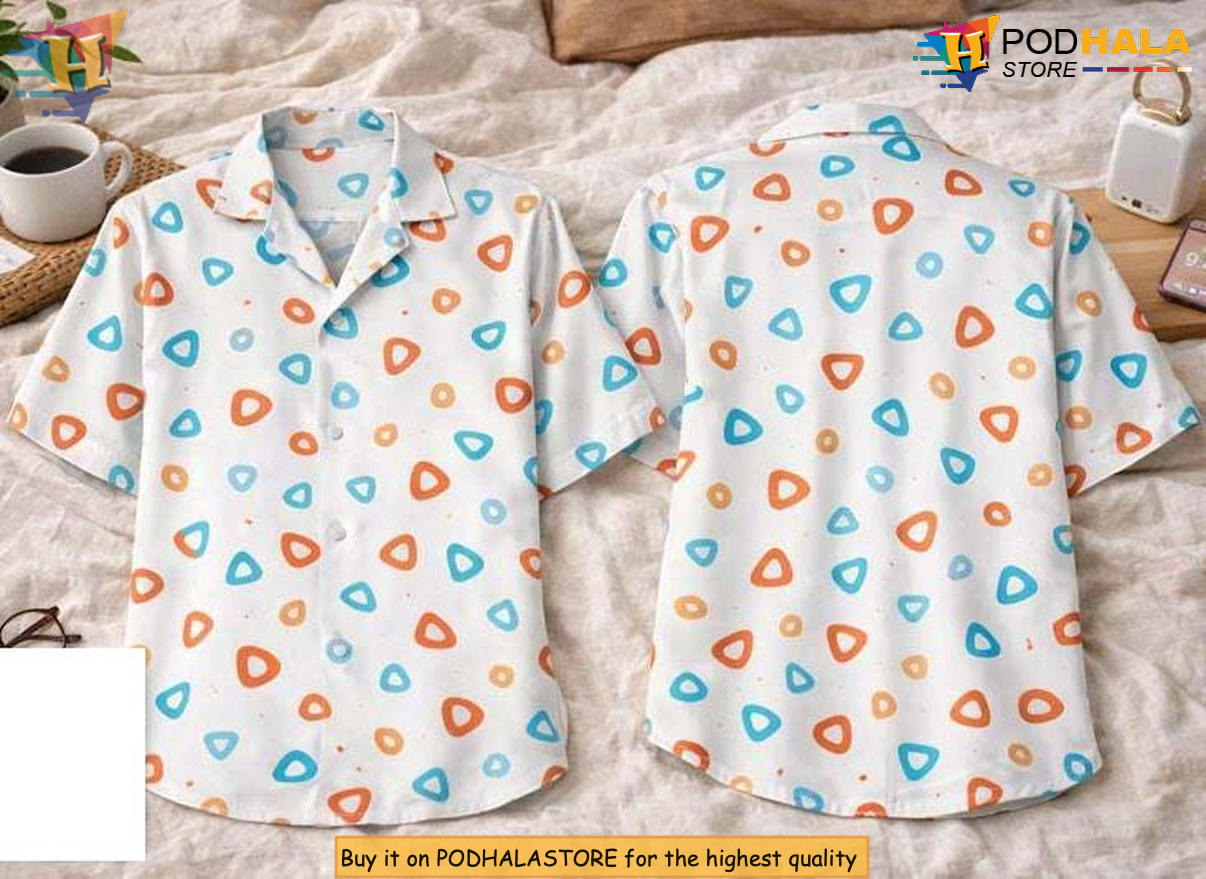 Togepy Cosplay Summer Aloha Hawaiian Shirt 2026 Video Game Anime Fan Apparel