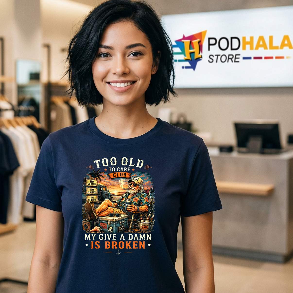 Too Old To Care T-Shirt Club Dont Care My Give A Damn Is Broken Funny Apparel Too Old To Care T-Shirt Club Dont Care My Give A Damn Is Broken Funny Apparel