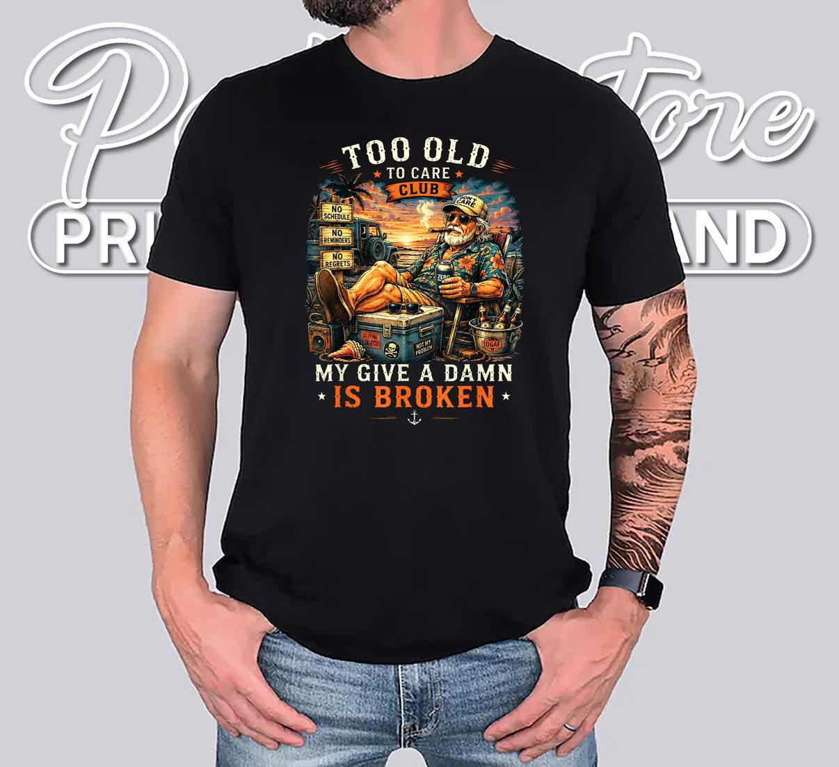 Too Old To Care Tshirt Club Dont Care My Give A Damn Is Broken Funny Apparel Too Old To Care Tshirt Club Dont Care My Give A Damn Is Broken Funny Apparel