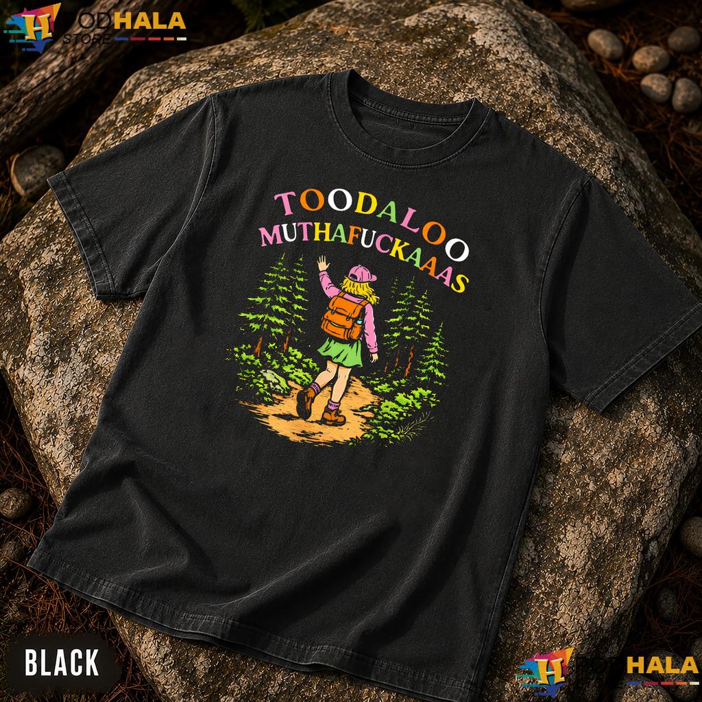 Toodaloo Hiker Girl Comfort Colors T-Shirt Funny Hiking Camping Outdoor Top