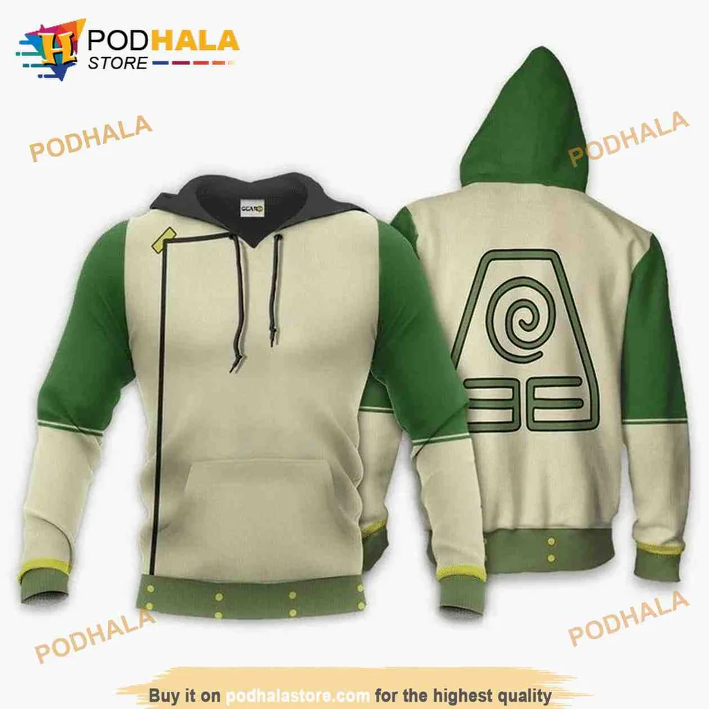 Top Beifong Earth Kingdom 3d Hoodie Featuring Iconic Design