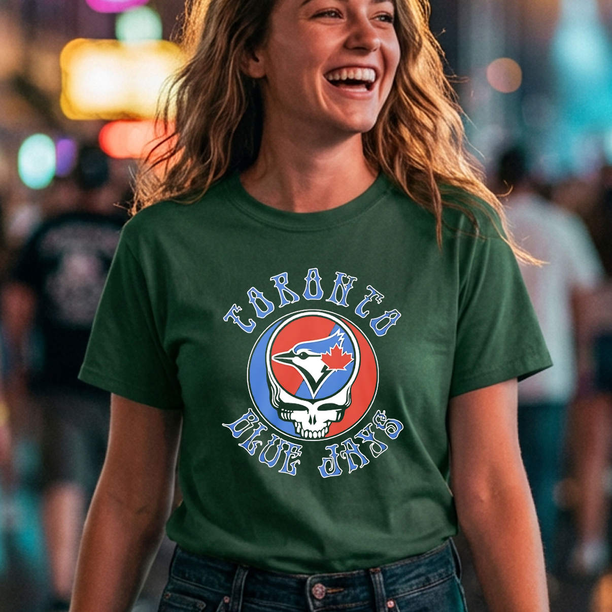 Toronto Blue Jays Grateful Dead Shirt Steal You Base Fan Casual Graphic Mens