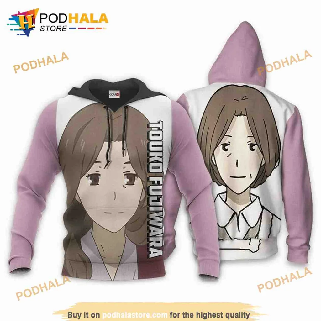 Touko Fujiwara Natsume Yuujinchou 3d Hoodie With Serene Design