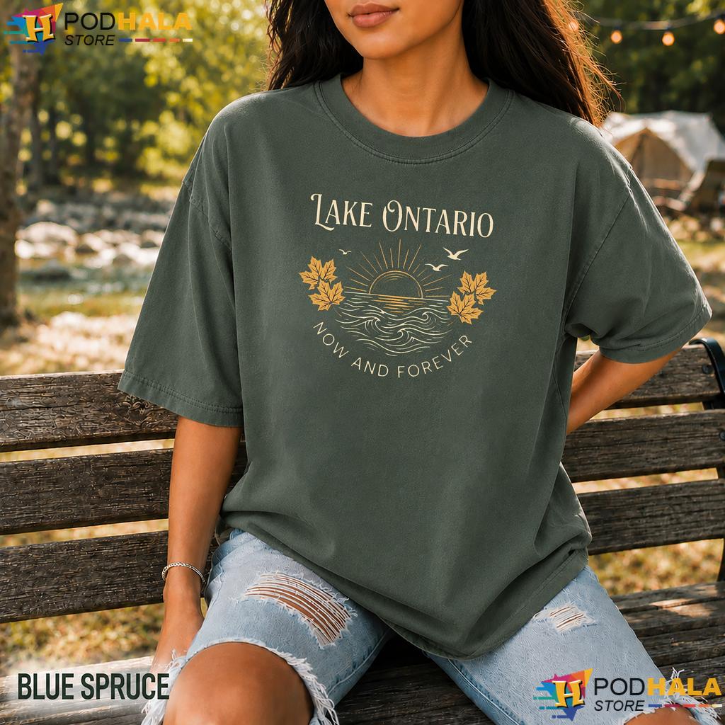 Tranquil Sunset Lake Ontario Comfort Colors Tshirt Now Forever Leaves Tranquil Sunset Lake Ontario Comfort Colors Tshirt Now Forever Leaves