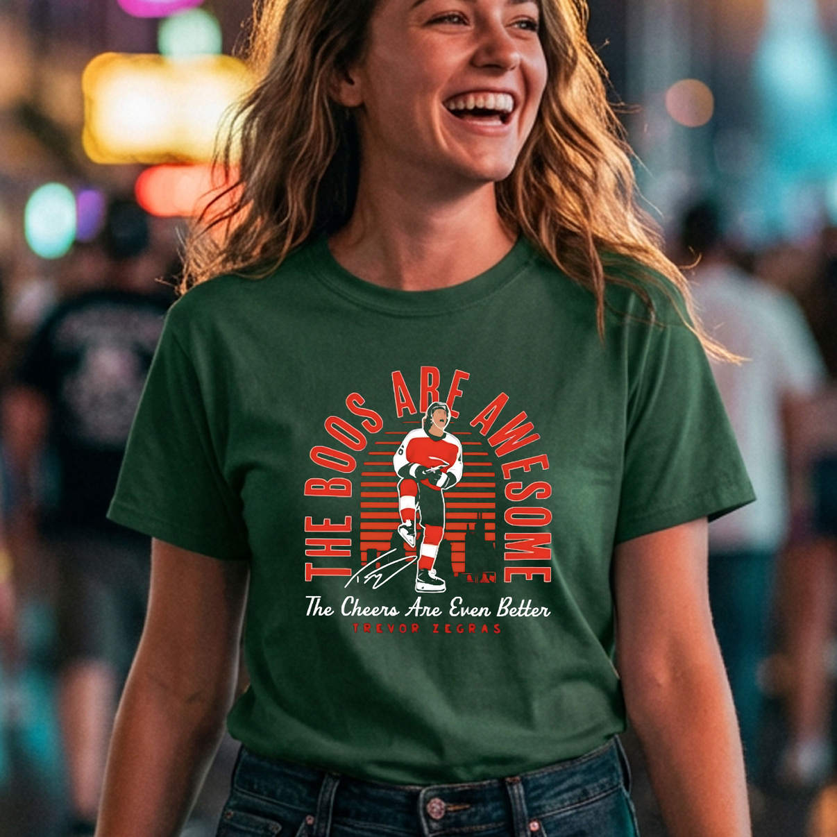 Trevor Zegras The Boos Are Awesome Shirt Cheers Even Better Graphic Casual