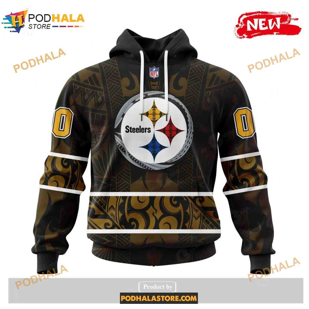 Tribal Pittsburgh Steelers 3d Hoodie With Samoa Cultural Design
