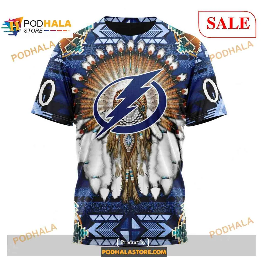 Tribal Tampa Bay Lightning AOP Hoodie With Vibrant Cultural Design Tribal Tampa Bay Lightning AOP Hoodie With Vibrant Cultural Design