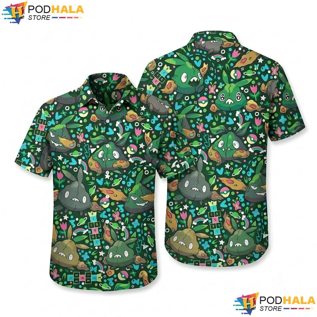 Trubbish Kawaii Hawaiian Shirt Tropical Summer Beach Vacation Outfit