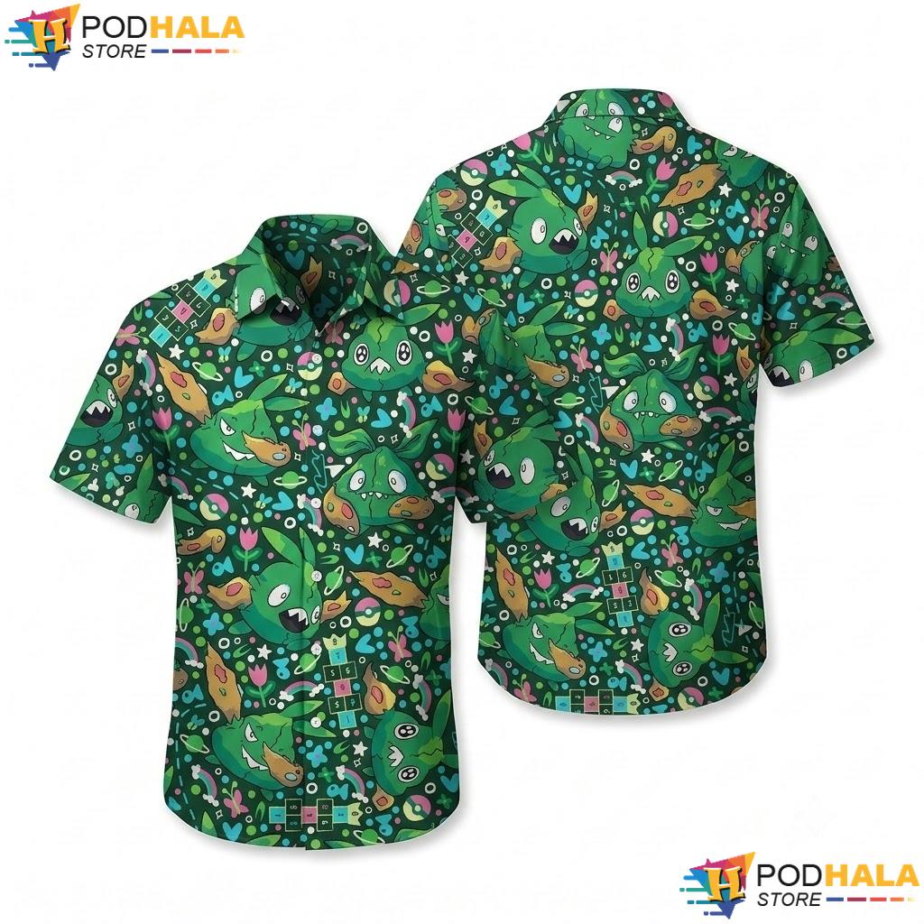 Trubbish Trash Hawaiian Shirt Cute Creature Pattern Summer Apparel