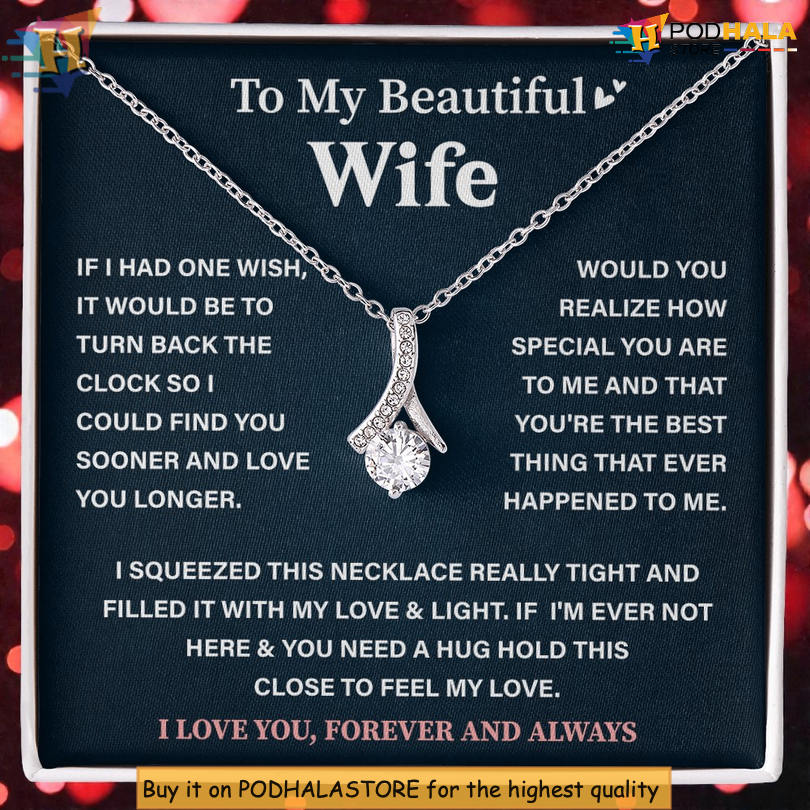 True Love Gift To My Future Wife Necklace Valentine Card Message You Complete My Life True Love Gift To My Future Wife Necklace Valentine Card Message You Complete My Life