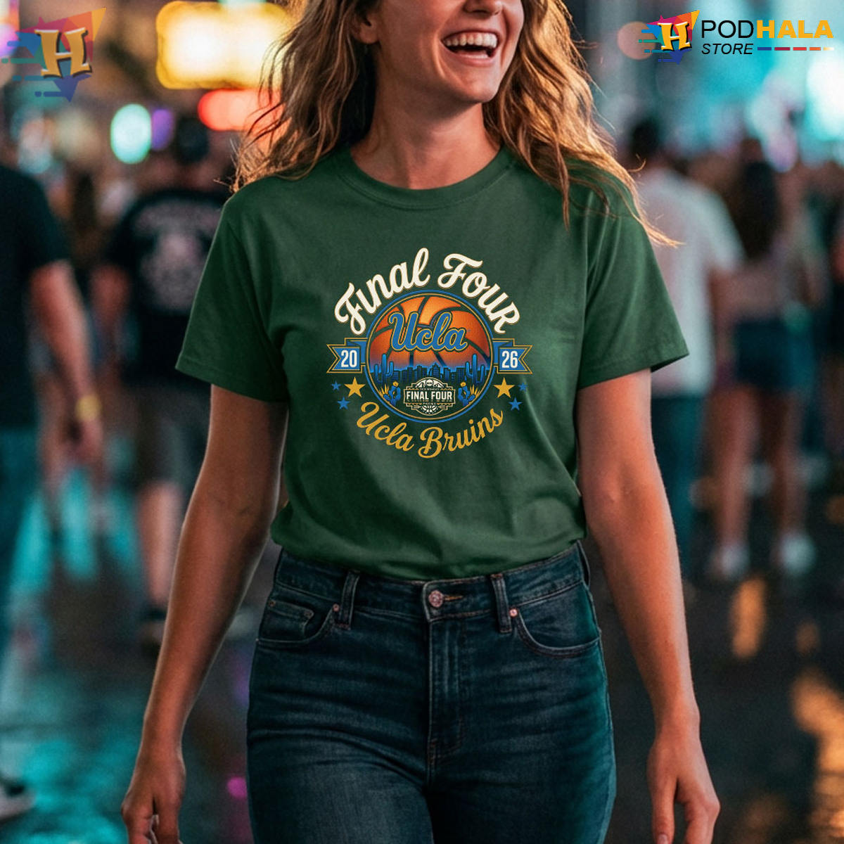 UCLA 2026 Final Four NCAA Women's Basketball Bruins Fan Game Day T-Shirt Gift