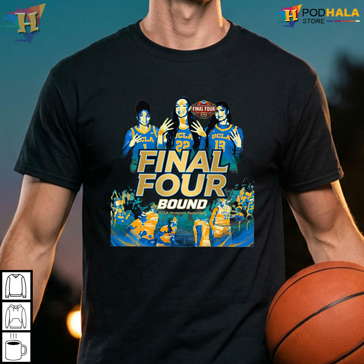UCLA Women's Basketball Final Four 2026 NCAA Basketball Tee Bruins Fans Gift