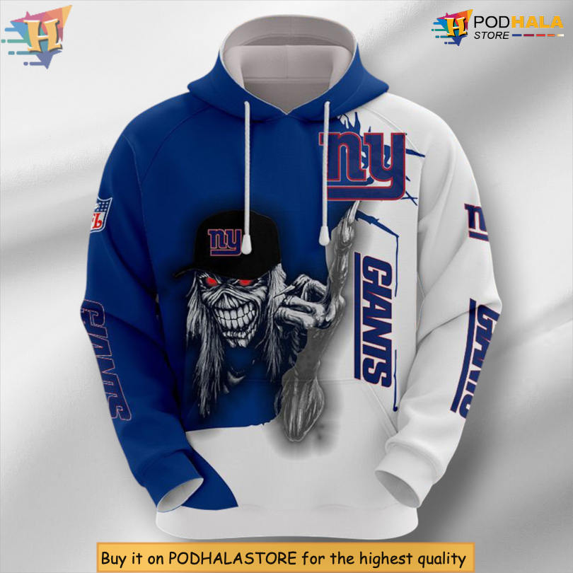 Ultra Death Theme New York Giants Graphic Hoodie Halloween Fan Gift