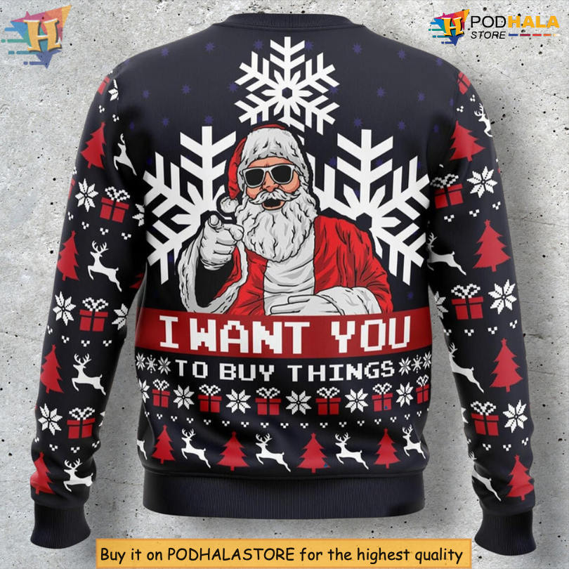 Uncle Santa Claus Humor Quote Funny Festive Holiday Party Xmas Sweater Uncle Santa Claus Humor Quote Funny Festive Holiday Party Xmas Sweater