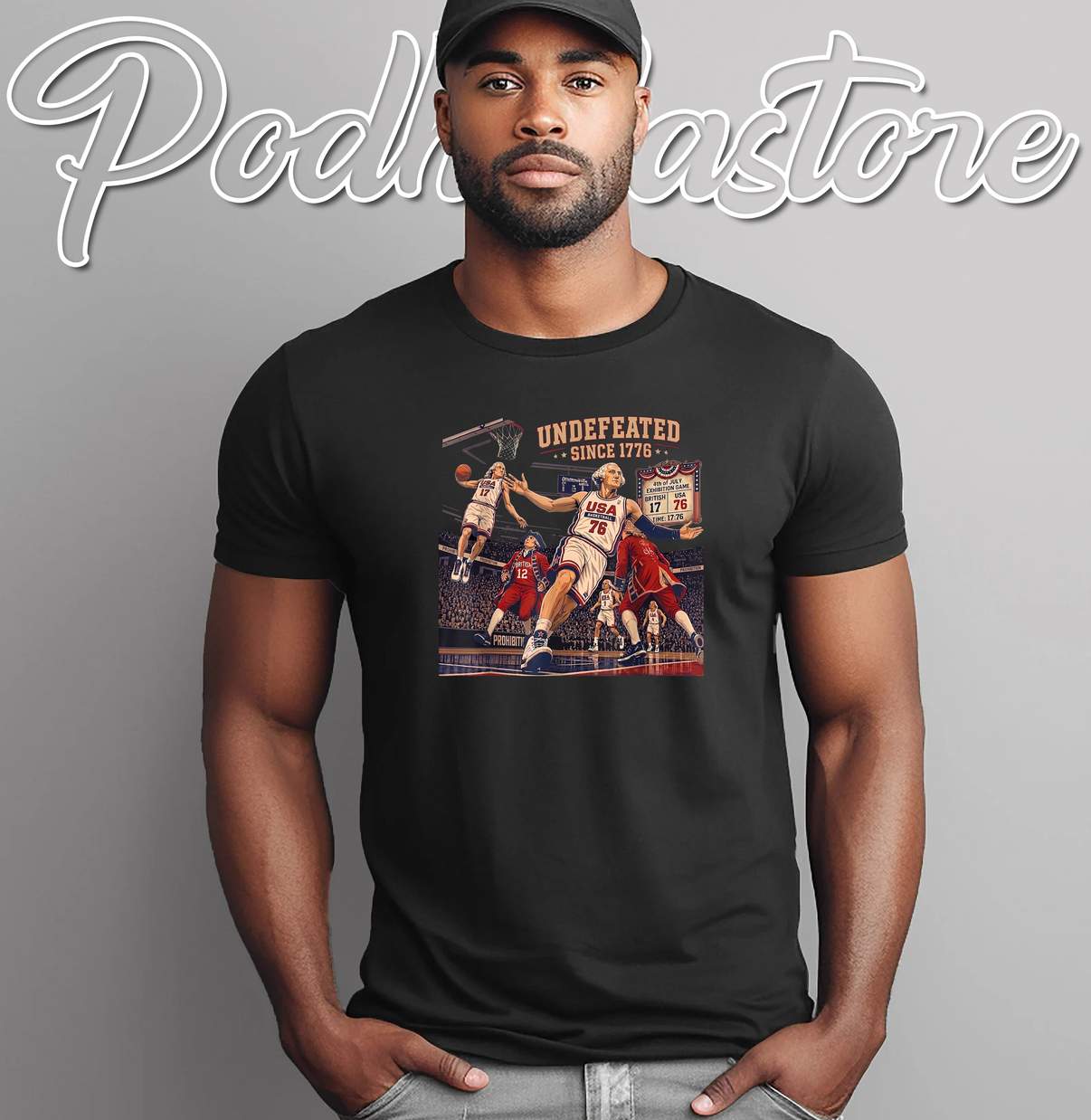 Undefeated Since 1776 Patriotic Shirt Fourth Of July Independence Day Apparel