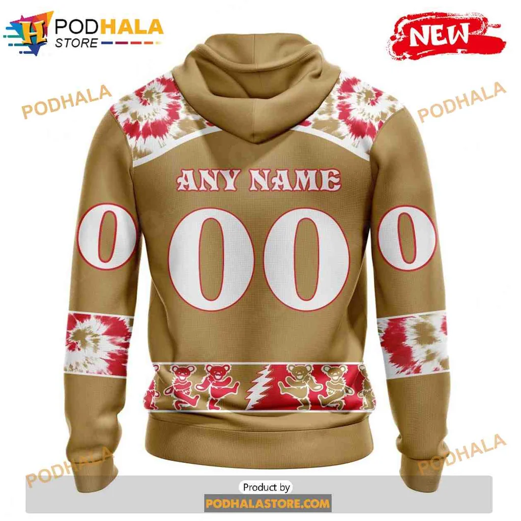 Unique Grateful Dead Ottawa Senators All Over Print Hoodie With Dancing Bears Design Unique Grateful Dead Ottawa Senators All Over Print Hoodie With Dancing Bears Design