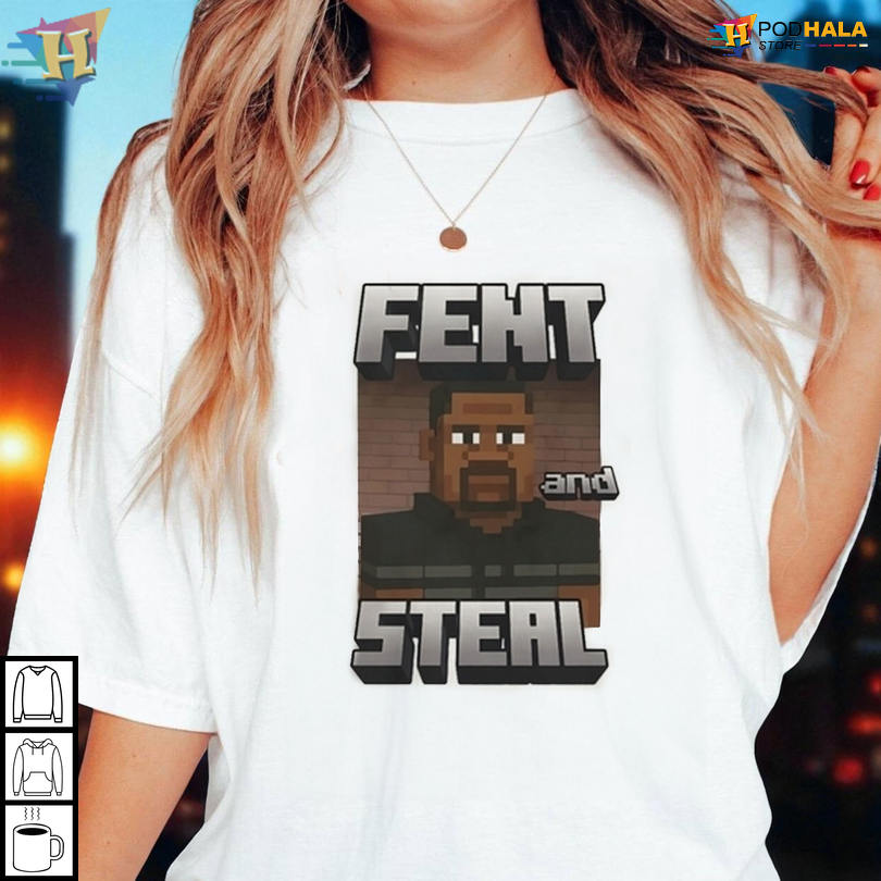 Unique Pixel Art Parody Shirt George Floyd Fent And Steal Design For Fans