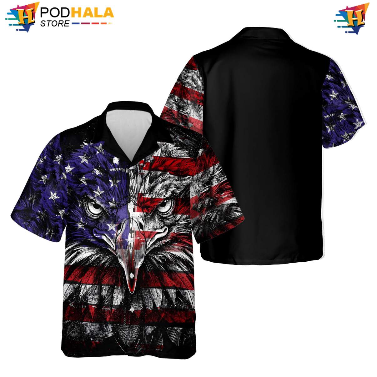 USA Eagle Airplane Short-sleeve button-up shirt Mens Patriotic Military Plane Beach Top USA Eagle Airplane Short-sleeve button-up shirt Mens Patriotic Military Plane Beach Top