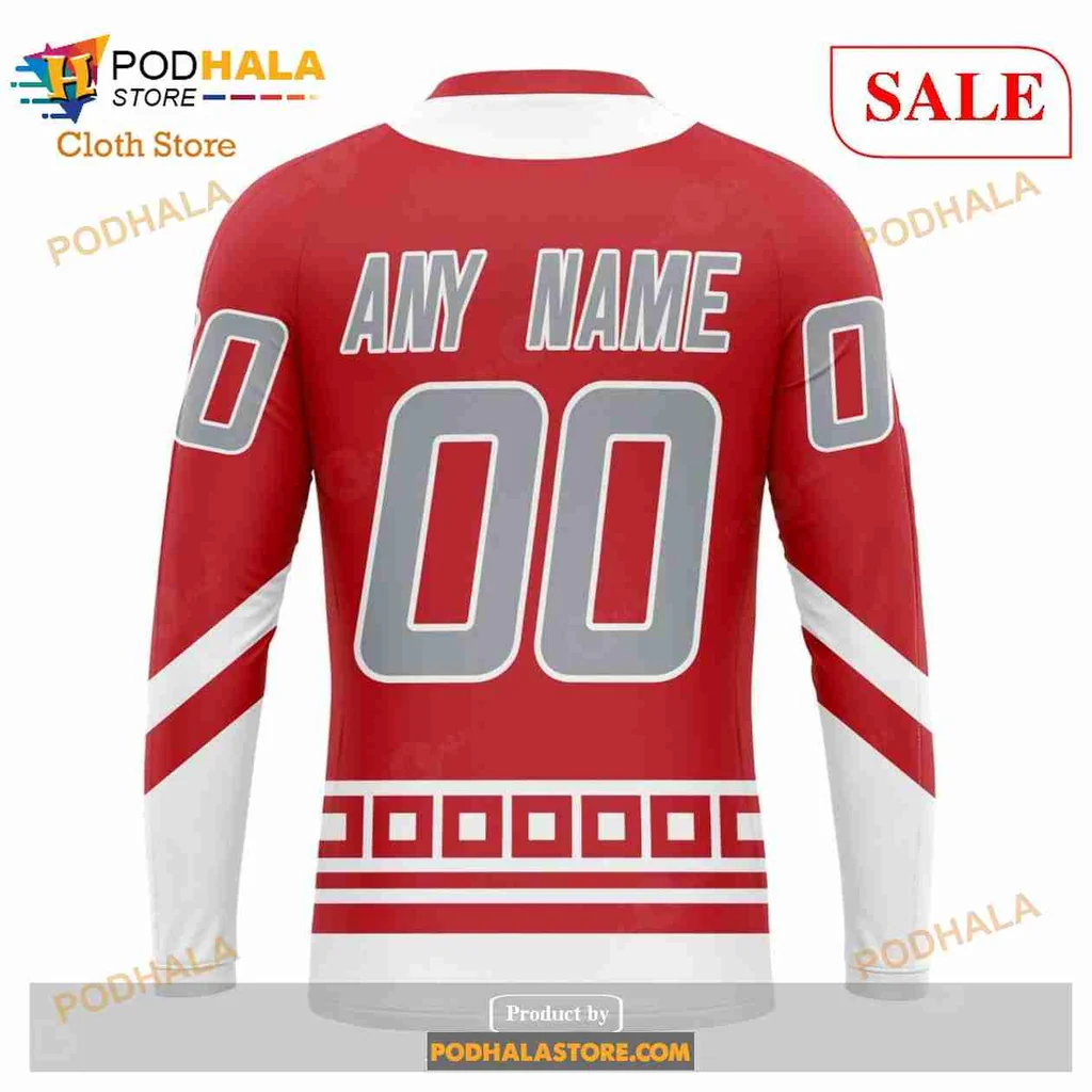 Vibrant Carolina Hurricanes 3d Hoodie With Stylish Logo And Geometric Design - Product View 5 Vibrant Carolina Hurricanes 3d Hoodie With Stylish Logo And Geometric Design - Product View 5