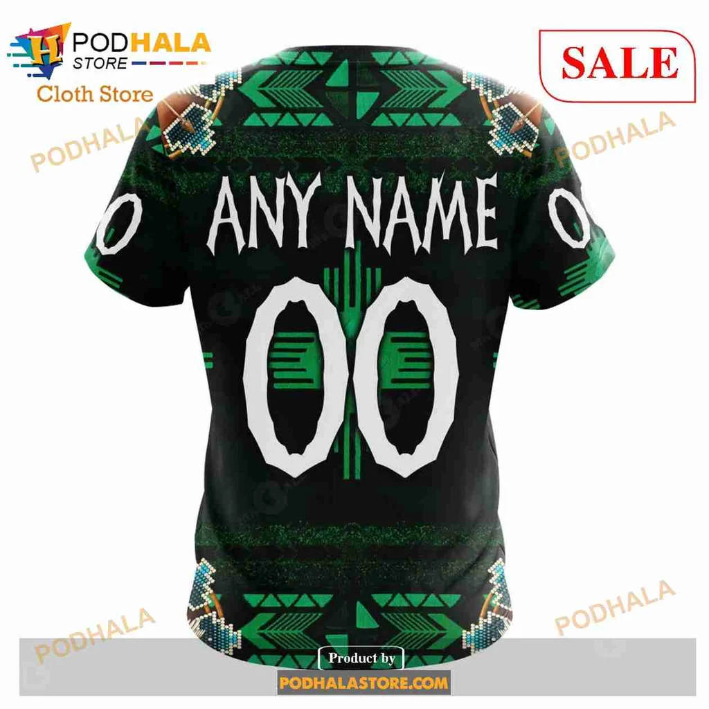 Vibrant Dallas Stars Native Headdress 3d Hoodie With Intricate Design - Product View 7 Vibrant Dallas Stars Native Headdress 3d Hoodie With Intricate Design - Product View 7